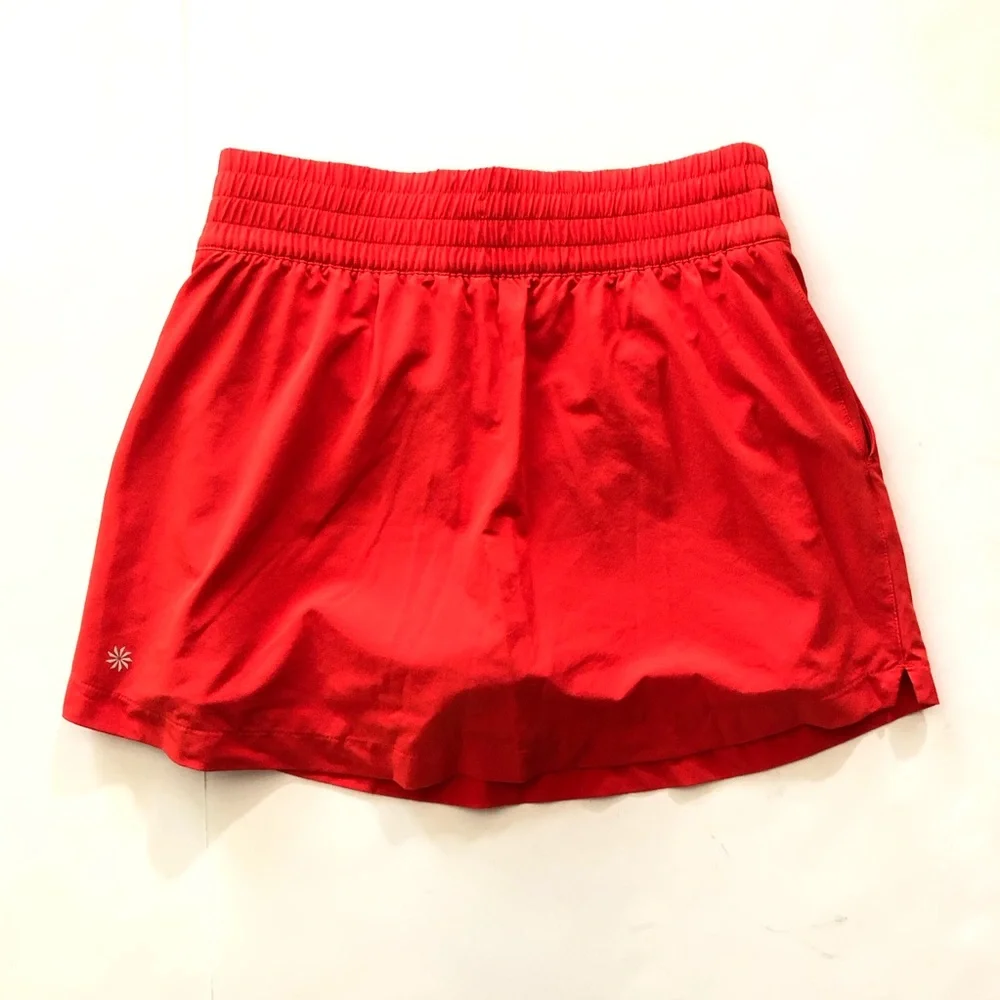 ATHLETA Weekender High Rise Run Skort Skirt Red Size Small - Picture 11 of 16